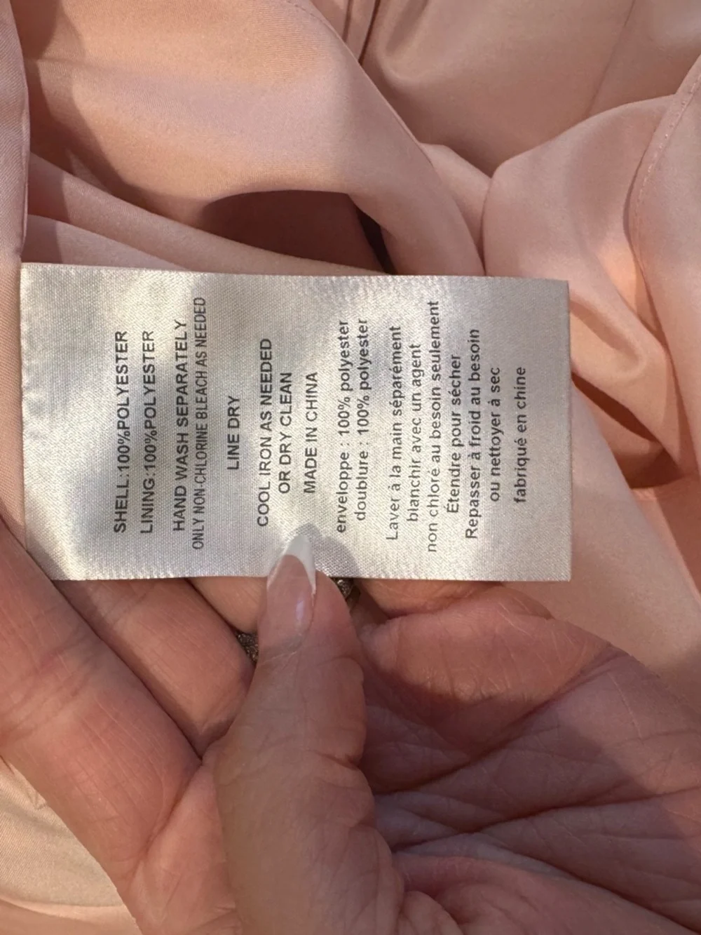 Vera wang white bridesmaid dress One-Shoulder Blush Pink size 8 - Picture 3 of 5